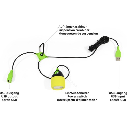 Origin Outdoors LED lempa „Connectable"