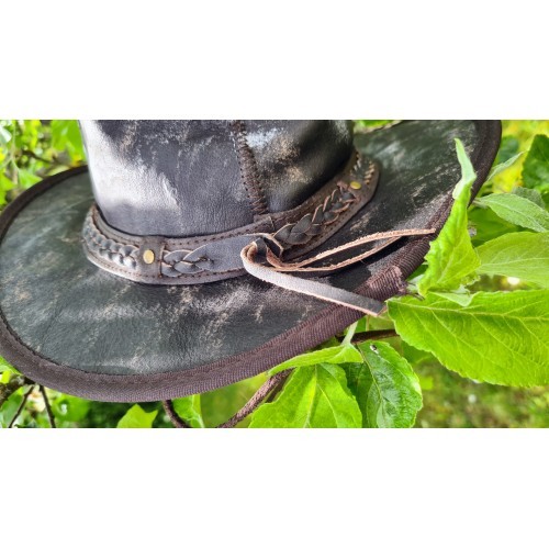 Origin Outdoors Leather Hat 'Crushable'