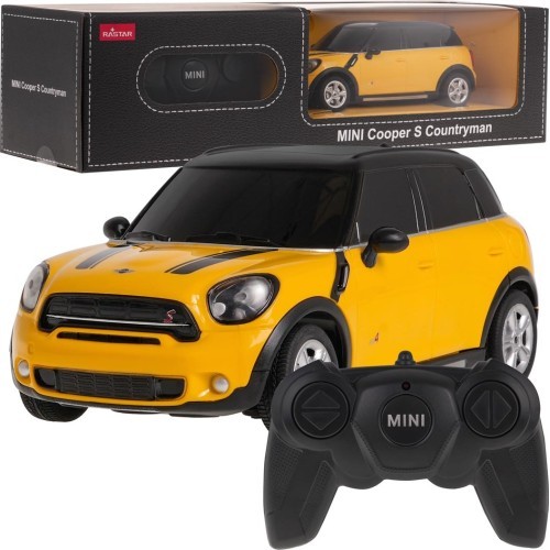Радиоуправляемая машина 1:24 Mini Countryman жёлтая RASTAR