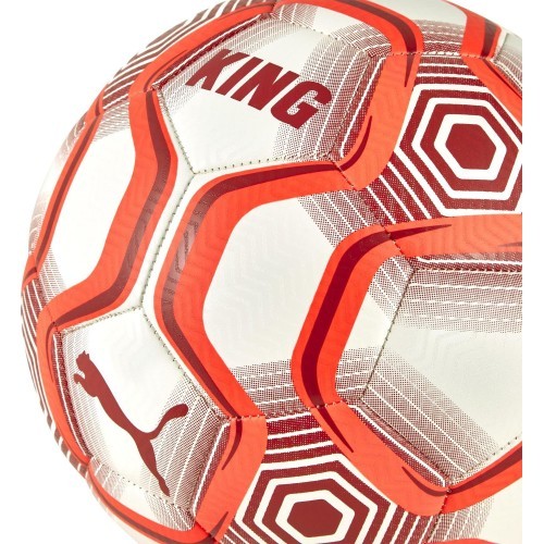Puma King Ball Football White Orange 084349 02