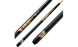 Vaikiškas biliardo kijas Classic Flames CF-02, juodas, 5/16x18, 123 cm, Pool