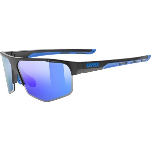 Очки Uvex axos set black mat / mirror blue