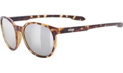 Uvex LGL 54 glasses havanna matt / litemirror silver
