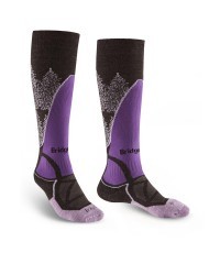 W Ski Midweight Black/Purple S - 016
