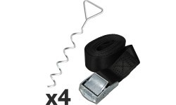 Комплект крепления батута – 10 ft (305 см), 12 ft (366 см) или 14 ft (425 см)