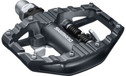 Shimano EH500 pedals, double-sided, with SH56 cleats, black