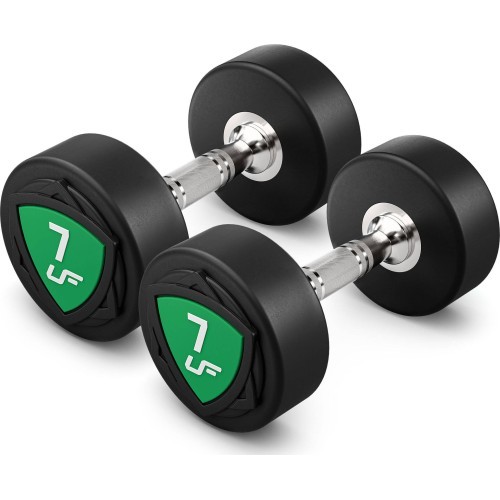 Zestaw hantli stałych poliuretanowych 1-10kg (skok co 1 kg) 110 kg -UpForm