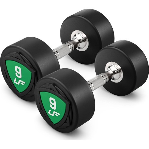 Zestaw hantli stałych poliuretanowych 1-10kg (skok co 1 kg) 110 kg -UpForm