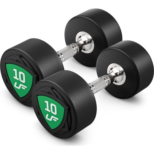 Набор полиуретановых гантелей UpForm 1–10 кг (шаг 1 кг), 110 кг