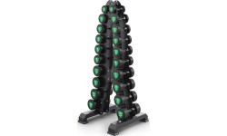 Набор полиуретановых гантелей UpForm 1–10 кг (шаг 1 кг), 110 кг
