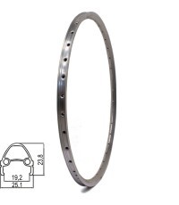 DYNAMIC rim 28/29", v-brake, 36H, double-wall, aluminium