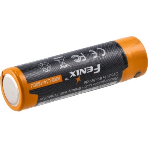 USB-аккумулятор Fenix ARB-L14U (14500, 1600 мА·ч, 1.5 В)