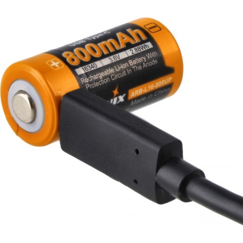 Аккумулятор Fenix USB ARB-L16U (16340 800mAh 3.6V)