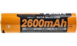 USB-аккумулятор Fenix ARB-L18U (18650, 2600 мА·ч, 3,6 В)