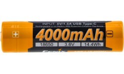 Fenix USB akumuliatorius ARB-L18U (18650 4000mAh 3,6V)
