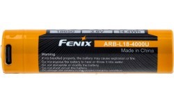 Fenix USB akumuliatorius ARB-L18U (18650 4000mAh 3,6V)