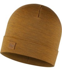 Merino Heavyweight Beanie Mustard - 118