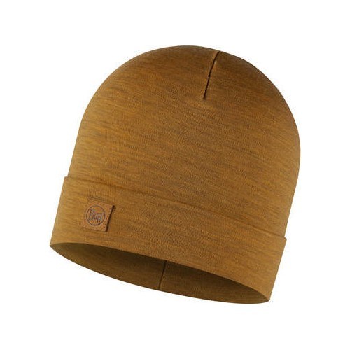 Плотная шапка Merino, горчичная - 118