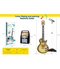 Gitaros ir stiprintuvo rinkinys, bronzinis