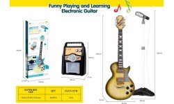 Gitaros ir stiprintuvo rinkinys, bronzinis