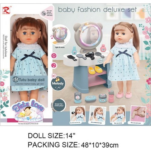 Kinga doll with dressing table + accessories