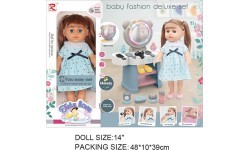 Kinga doll with dressing table + accessories