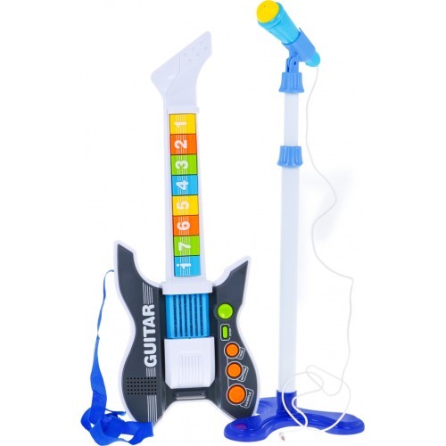 Gitara mažiausiems su priedais