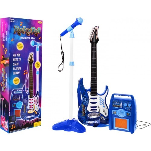 Electric Guitar Amplifier Blue