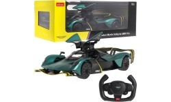 Nuotoliniu būdu valdomas automobilis 1:14 Aston Martin Valkyrie AMR Pro, tamsiai žalias, RASTAR