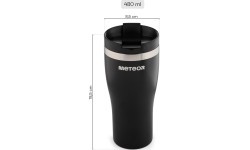 Thermobecher meteor 480 ml schwarz