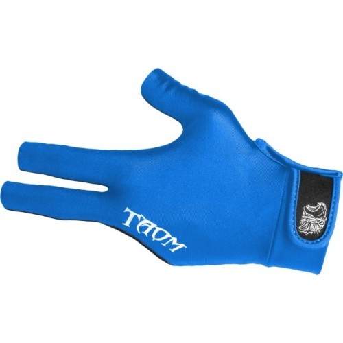 Billiard Glove, Taom Midas, 3-Finger, Blue, M