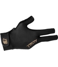 Billiard Glove, Taom Midas, 3-Finger, Black, to wear on right hand, XL