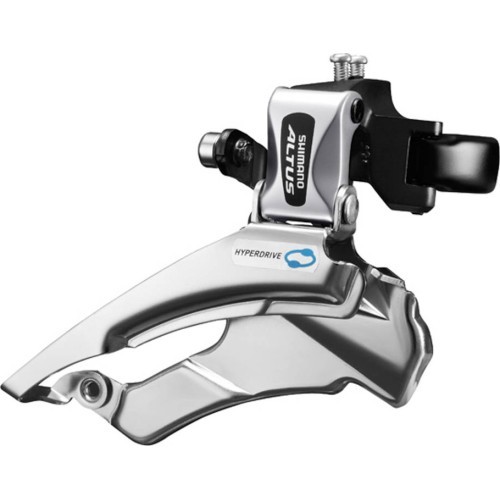 Priekinis pavarų perjungiklis Shimano Altus FD-M313 // 3x7/8 speed, Dual Pull, 31.8 mm, 53T
