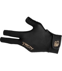 Бильярдная перчатка Taom Midas, 3 пальца, чёрная, S