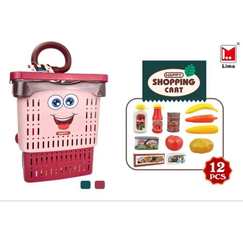 Shopping Cart + Accessories Blue