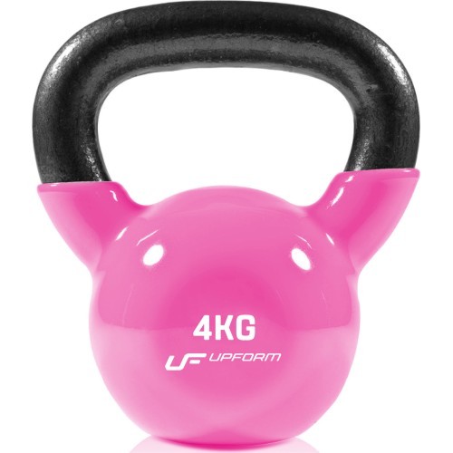 Vinyl-Coated Cast Iron Kettlebell UpForm 4 kg