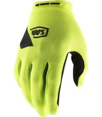 Велосипедные и мотокроссовые перчатки 100% Ridecamp Fluo Yellow - Fluo Yellow