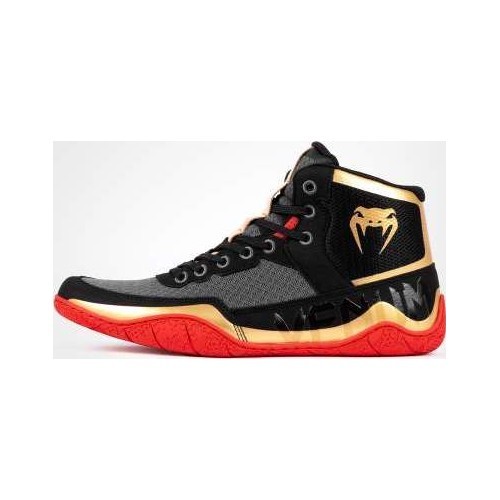 Imtynių bateliai Venum Elite Wrestling Black/Gold/Red