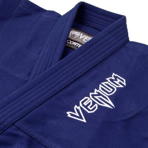 Кимоно для БЖЖ Venum Contender Kids (белый пояс в комплекте) – тёмно-синее