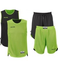 Dvipusė vaikiška krepšinio apranga SPALDING DOUBLEFACE KID SET DYDIS 116 cm