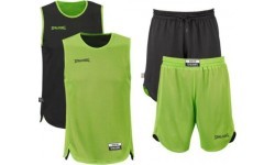 Dvipusė vaikiška krepšinio apranga SPALDING DOUBLEFACE KID SET DYDIS 116 cm