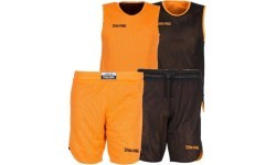 Dvipusė vaikiška krepšinio apranga Spalding Doubleface Kid Set, dydis 116 cm