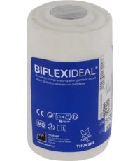 Trumpo tempimo elastinis bintas BIFLEXIDEAL Thuasne 10 cm x 5 m