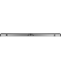 Cue Box Case, Snooker, Storm, Black/Aluminium, for ¾-Split Cues, 120 cm