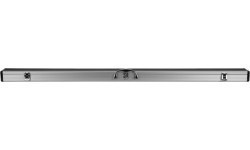 Biliardo lazdų dėklas Storm, snukeris, juodas/aliuminis, ¾ sudedamoms lazdoms, 120 cm