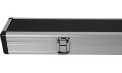 Biliardo lazdų dėklas Storm, snukeris, juodas/aliuminis, ¾ sudedamoms lazdoms, 120 cm