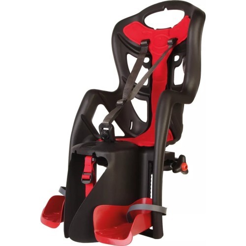 Bellelli Pepe rear-mounted child bike seat black-red