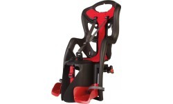 Bellelli Pepe rear-mounted child bike seat black-red