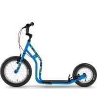 Paspirtukas Yedoo Wzoom Emoji 16/12” - Mėlyna