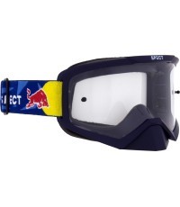 Мотокроссовые очки Red Bull Spect Evan, матовые синие, прозрачные линзы